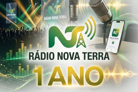 Rádio Nova Terra FM celebra 1 ano e anuncia nova fase com aplicativo e identidade visual renovada
